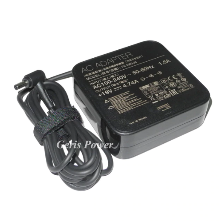 Sạc laptop Asus 19V-4.74A (Vuông,Đầu TRUNG) – ZIN