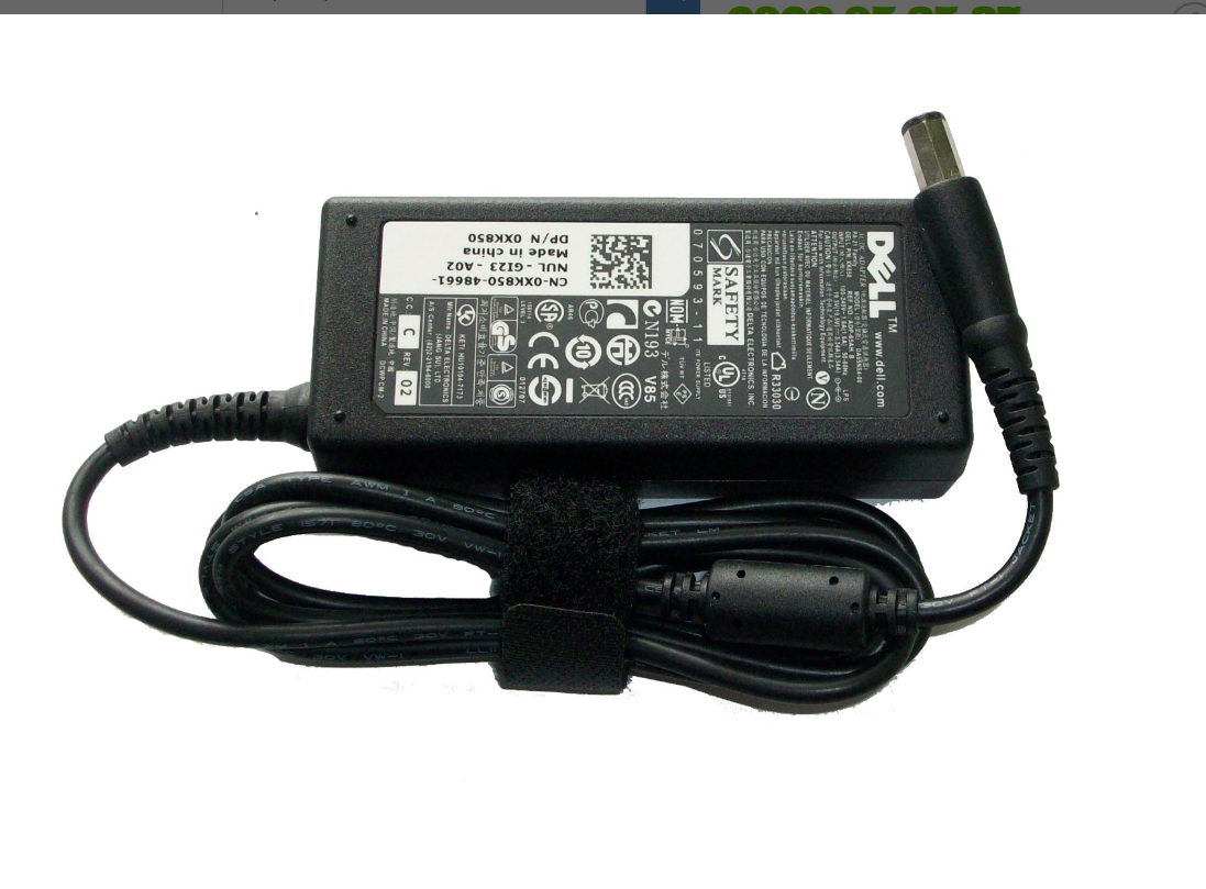 Sạc laptop Dell 19.5V-3.34A (Đầu kim) – OEM