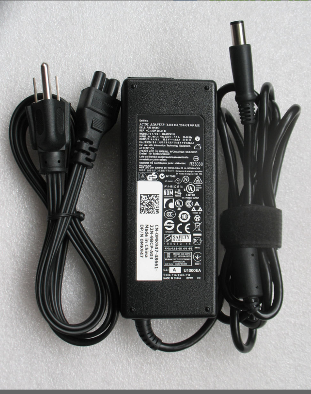 Sạc laptop Dell 19.5V-4.62A (Đầu kim) – ZIN