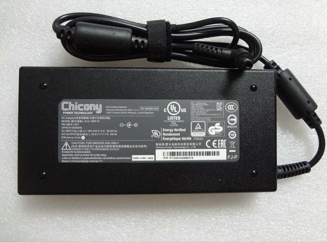 Sạc laptop MSI 19.5V-7.7A (5.5 x 2.5mm) Slim – ZIN