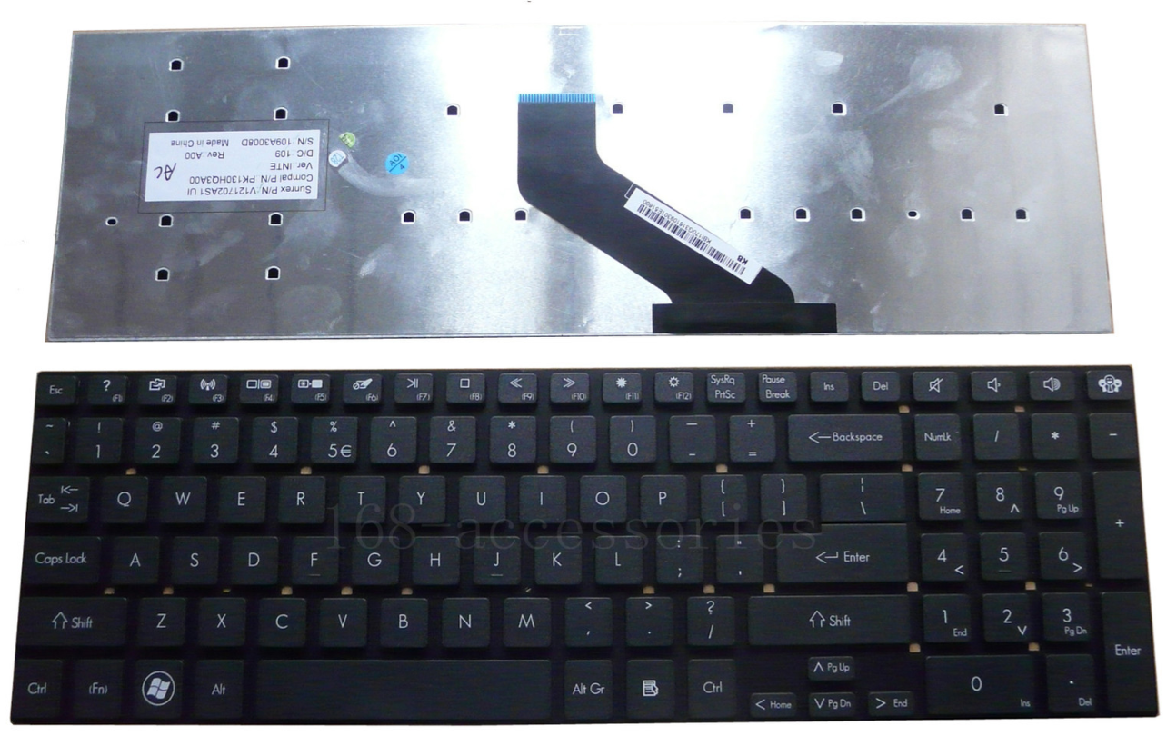 Bàn phím laptop Acer Aspire E1-771, E15, E5-511, E5-521, E5-531, E5-571, E5-572, E5-721, E5-731, E5-771, ES1-512, ES1-531, ES1-571, ES1-711, Gateway NV57 NV55 NV75 NV77 – 5830 (ZIN)