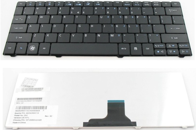Bàn phím laptop Acer Gateway EC19C ZA3 ZA5 ZH7 – 751/752 ĐEN