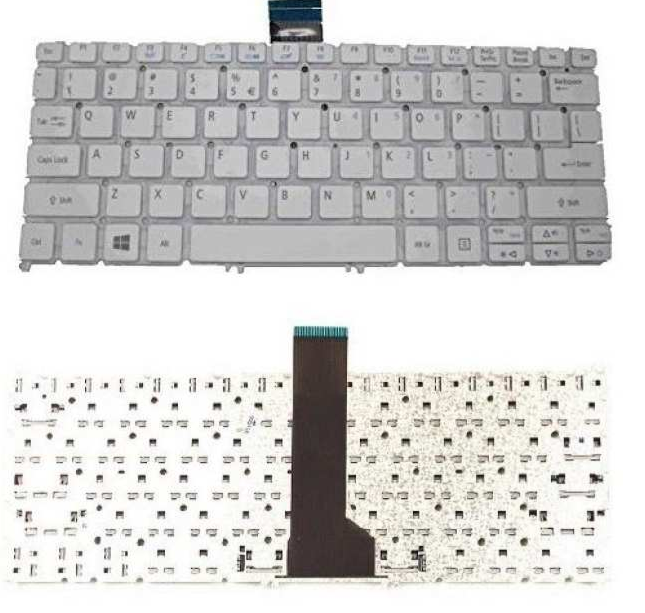 Bàn phím laptop Acer Aspire V3-331, V3-371, V5-121, V5-122, V5-131, V5-132, V3-171, E3-111, E3-112, E3-113, ES1-111, ES1-131, ES1-311, E3-112, V3-372 – V3-371 TRẮNG