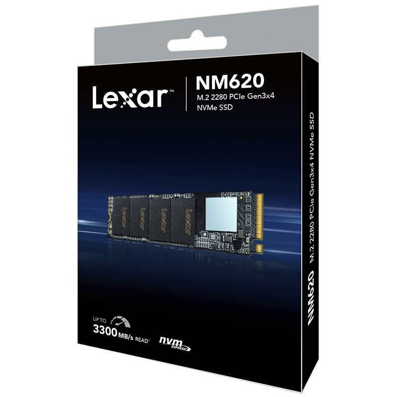 Ssd Lexar Nm620 512gb – Pci-e Nvme (2280) – Chính Hãng