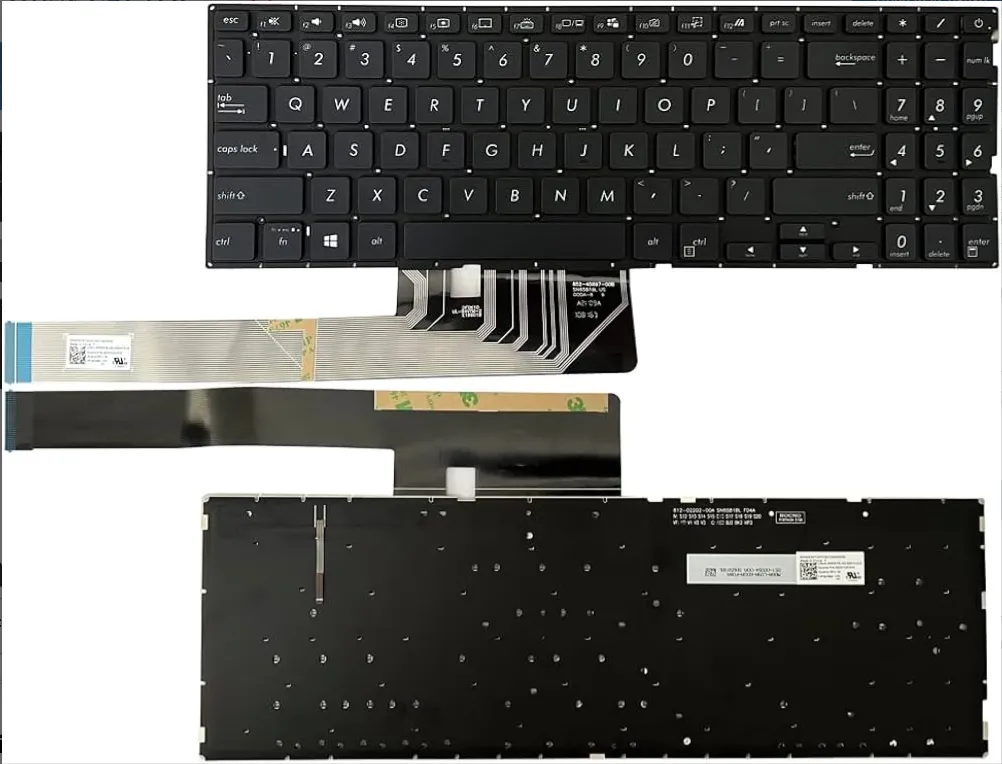 Bàn phím laptop Asus Vivobook 15 X571 X571F X571G X571GT X571U F571GT VX60F F517 – Có LED, bảo hành 6 tháng