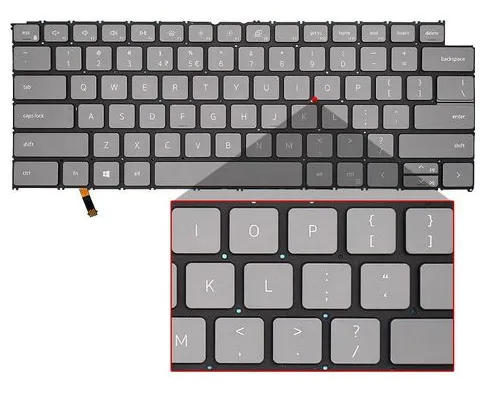 Bàn phím laptop Dell Latitude 3320 3420, Inspiron 5310 5320 5325 5330 5410 5415 5418 5420 5425 5430 7420 7425 7430 5620 5625 5630 5635 7620 7625 7630 7635, Vostro 5310 5320 5410 5415 5620 5625 5630