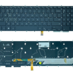 Bàn phím laptop Gaming G3 3000, G3 3579, G3 3590, G3 3779, Gaming G5 5000, Gaming G5 5500, G5 5587, G5 5590, Gaming G7 7000, G7 7588, G7 7590, G7 7790 (LED RGB, BH 6TH) *CÁP LED NHIỀU CHÂN*