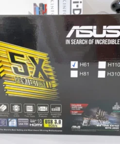 Mainboard SK 1155 ASUS H61 Box RENEW (VGA, LAN 1000Mbps, 2 khe RAM DDR3, mATX)