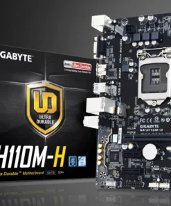 Mainboard SK 1151v1 GIGABYTE H110M-H Chính hãng (VGA, HDMI, LAN 1000Mbps, 2 khe RAM DDR4, mATX)