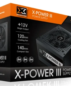 Nguồn CST XIGMATEK X-POWER III 550 500W Chính hãng (2x4+4pin, 6+2pin, Dây dài, Kèm dây nguồn)