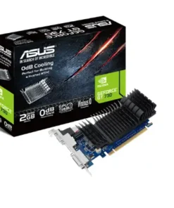 VGA ASUS GT 730 Chính hãng (GT730-SL-2GD5-BRK, VGA, HDMI, DVI 24+1, 2GB, DDR5, 64bit, Ko Fan, 300W, 0pin)