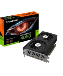VGA Gigabyte RTX 4060 WINDFORCE OC 8G Chính hãng (N4060WF2OC, 8GB, GDDR6, HDMIx2, DPx2, 2 Fan, 450w)