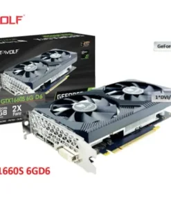 VGA T-WOLF TW-GTX1660S 6G D6 (GTX1660S/6GB/GDDR6/192bit/DVI-HDMI-DP/2Fan/8pin)