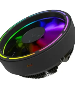 Tản nhiệt khí CPU CoolMoon Leto II Auto RGB Đa năng (PWM 4PIN, 775/115x/1200/1366/AM4/AM3)