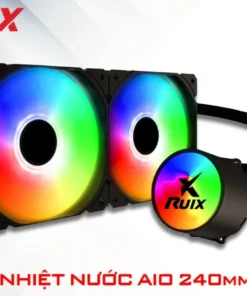 Tản nhiệt nước AIO RUIX GAMING LED ARGB 240mm (115x/1200/2011/2011-v3/FM2+/FM2/AM4/AM3+/AM3)