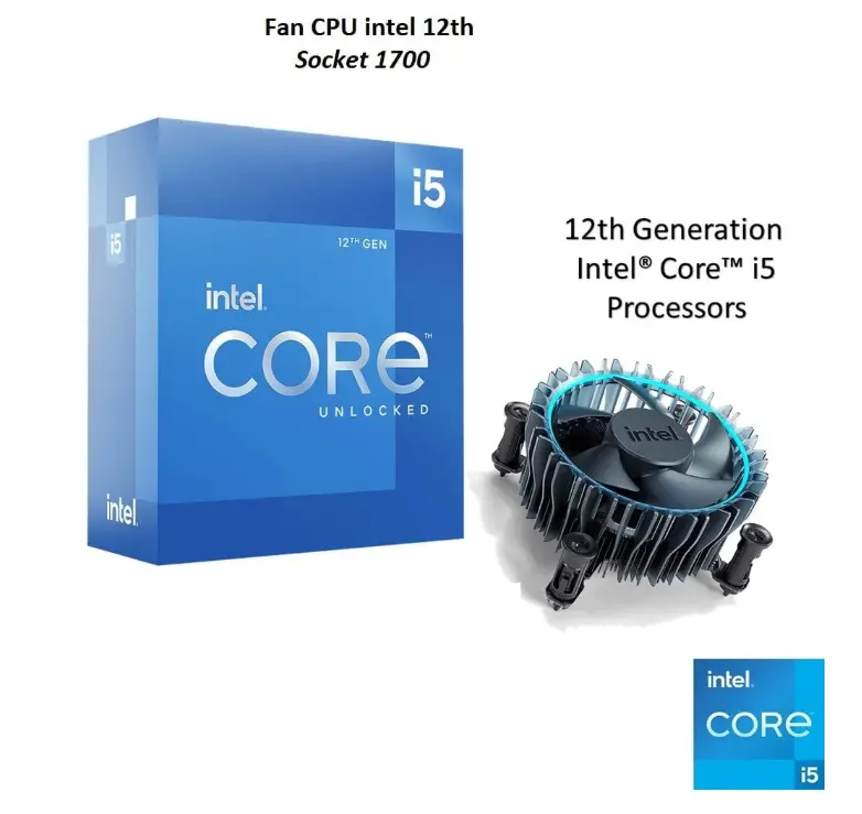 Fan SK 1700 BOX (PWM 4PIN, Fan CPU Socket 1700)