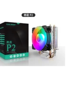 Tản nhiệt khí CPU COOLMOON P2 1 fan 9cm LED (PWM 4PIN, 1150/1151/1155/1200/1700)