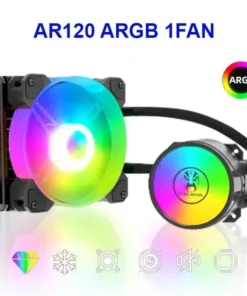 Bộ tản nhiệt nước COOLMOON AR120 Black ARGB 1FAN 120mm