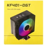 Tản nhiệt khí CPU LEOPARD KF401 Black 1 fan 12cm LED Auto (115x/1200/1700/AMD)