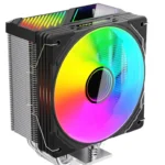 Tản nhiệt khí CPU COOLMOON GT600 Black 1 fan 12cm LED (115x/1200/1700/AMD/HFAN 4Pin PWM/LED 3Pin ARGB)