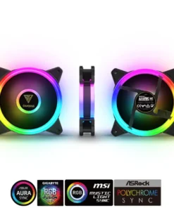 Bộ kit 4 Fan Led RGB + Hub RAINBOW