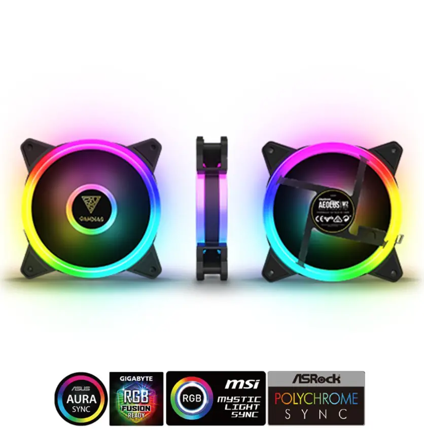 Bộ kit 4 Fan Led RGB + Hub RAINBOW