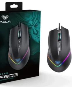 Mouse có dây AULA F805 Led Rainbow USB Gaming Chính hãng FV