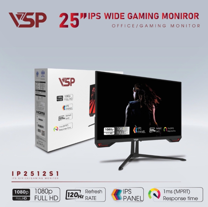 LCD VSP 25'' IP2512S1 Black