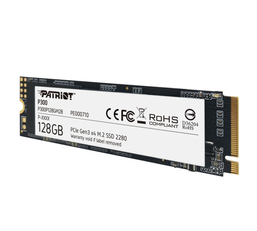 SSD M.2 PCIe 128G PATRIOT P300 NVMe Gen3x4 Chính hãng FV