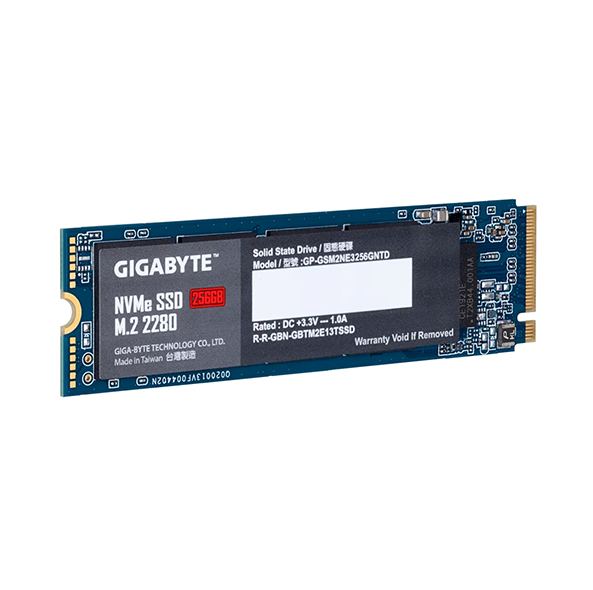 SSD M.2 PCIe 256G GIGABYTE GP-GSM2NE3256GNTD NVMe Gen3x4 Chính hãng FV